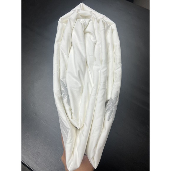 Matouk Cosmo Full/Queen Duvet Cover Cotton Percale Embroidered - Picture 3 of 5